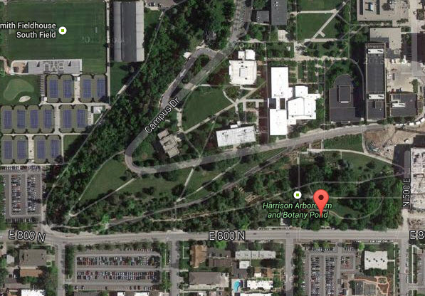 BYU Botany Pond Park Provo UT Google View