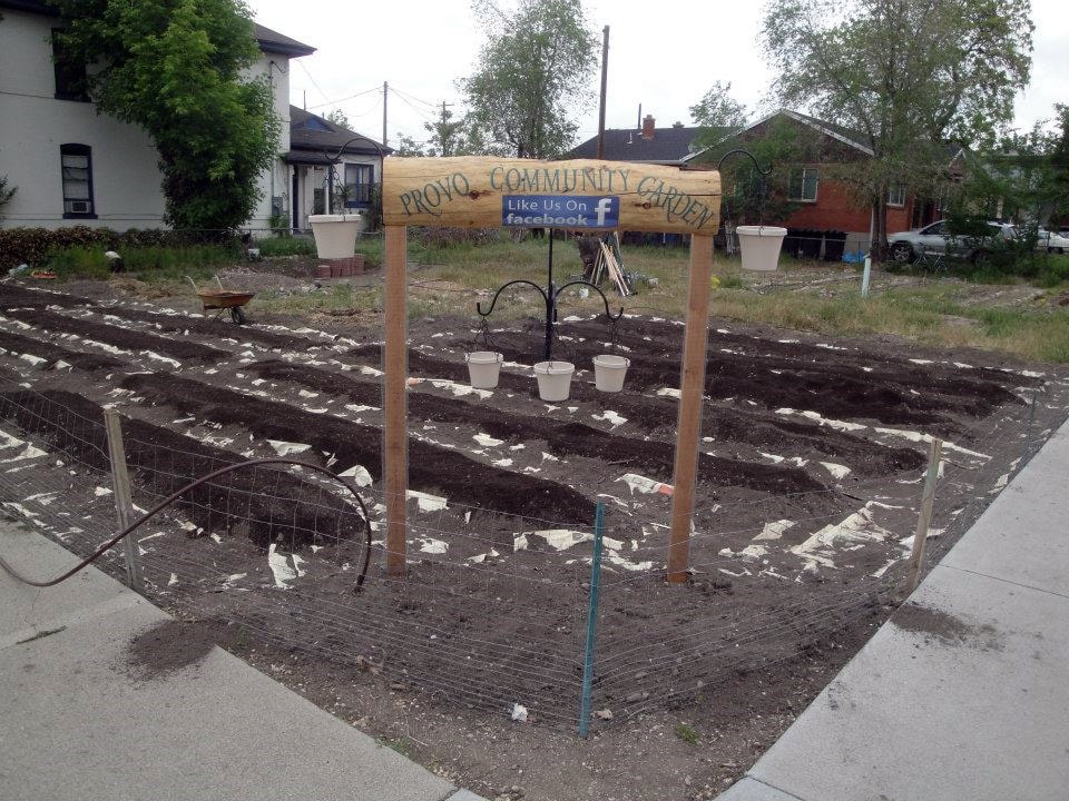 Franklin Community Garden, Provo Utah